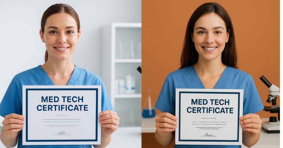 med tech certificate